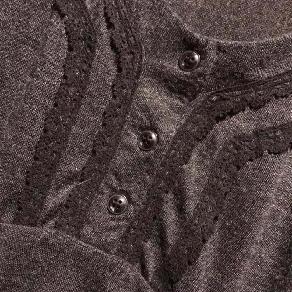 SOFT Romy Gray W/Lace & Buttons Lightweight - Picture 7 of 14